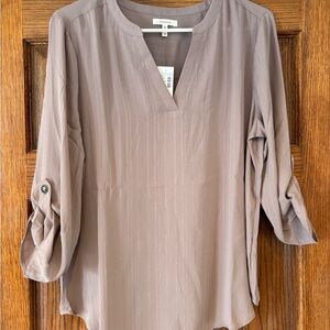 Maurices Taupe Blouse